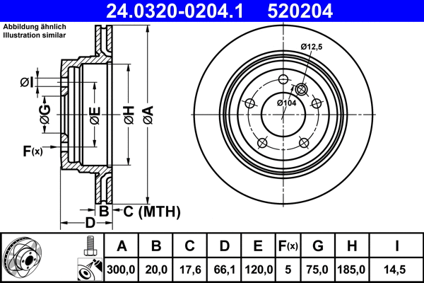 Brake Disc (24.0320-0204.1)