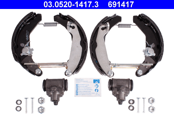Brake Shoe Set (03.0520-1417.3)