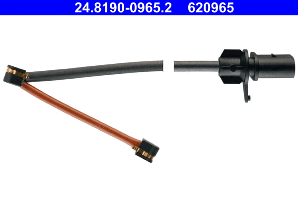 Warning Contact, brake pad wear (24.8190-0965.2)