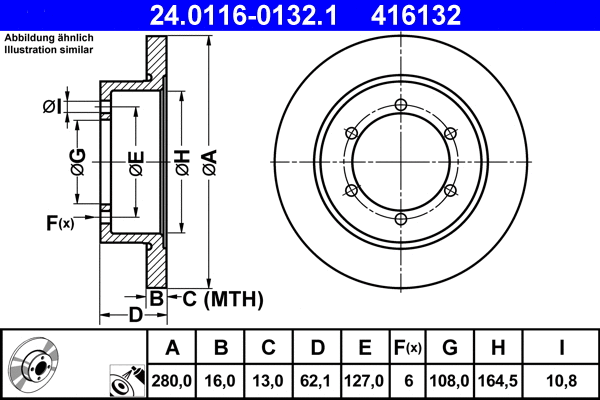 Brake Disc (24.0116-0132.1)