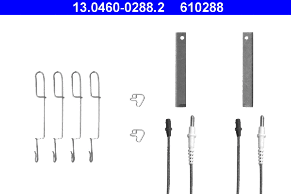 Accessory Kit, disc brake pad (13.0460-0288.2)