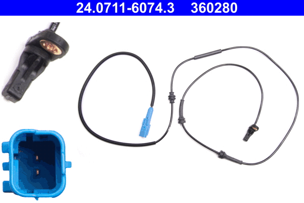 Sensor, wheel speed (24.0711-6074.3)
