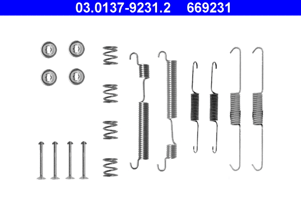 Accessory Kit, brake shoes (03.0137-9231.2)
