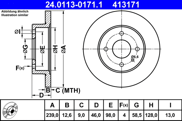 Brake Disc (24.0113-0171.1)