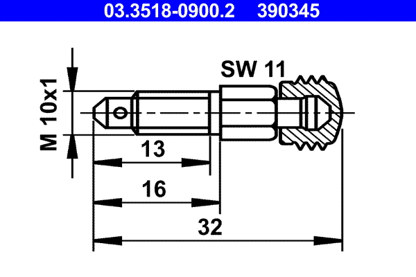 Breather Screw/Valve (03.3518-0900.2)