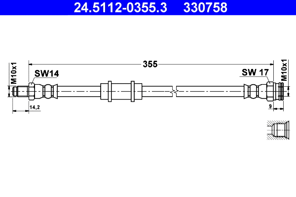 Brake Hose (24.5112-0355.3)