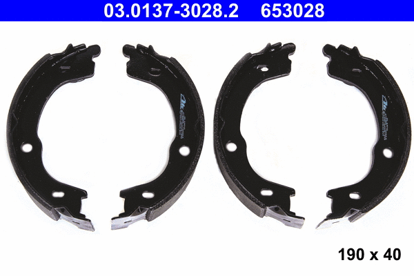 Brake Shoe Set, parking brake (03.0137-3028.2)