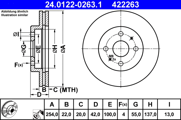 Brake Disc (24.0122-0263.1)
