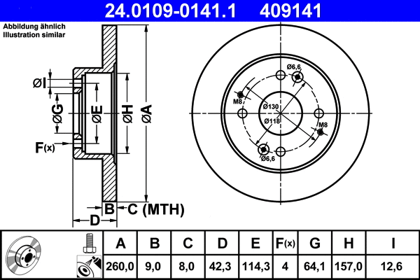 Brake Disc (24.0109-0141.1)