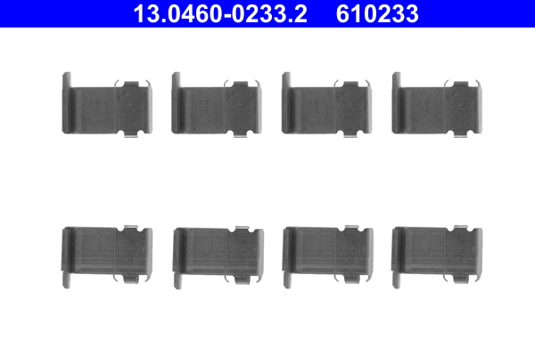 Accessory Kit, disc brake pad (13.0460-0233.2)
