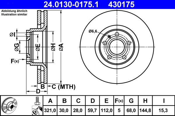 Brake Disc (24.0130-0175.1)