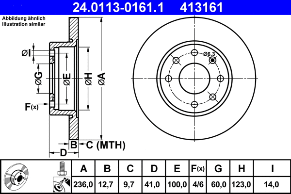 Brake Disc (24.0113-0161.1)