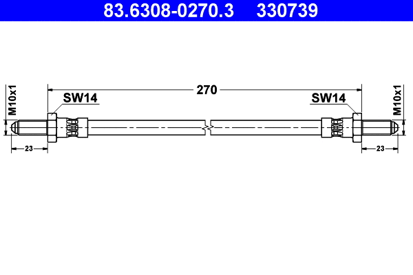 Brake Hose (83.6308-0270.3)