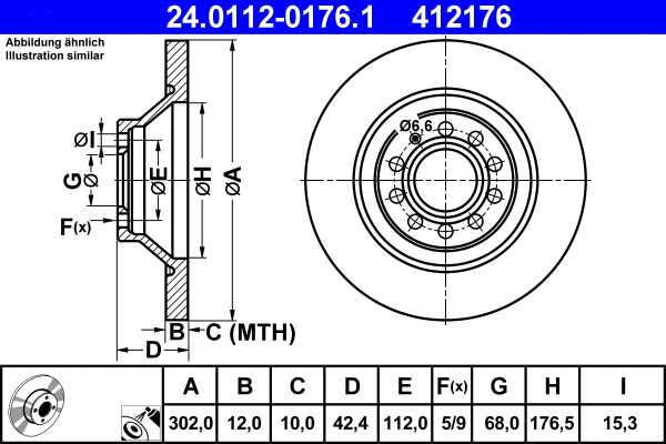 Brake Disc (24.0112-0176.1)