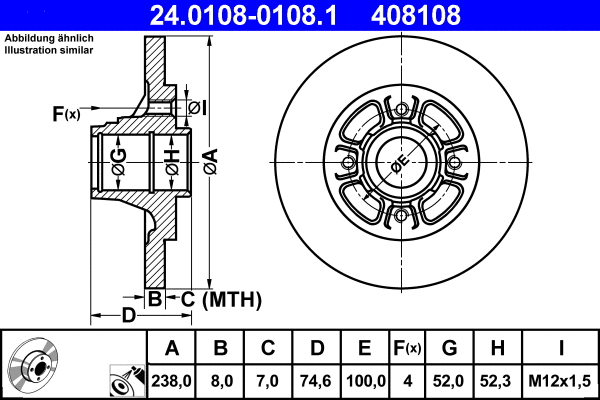 Brake Disc (24.0108-0108.1)