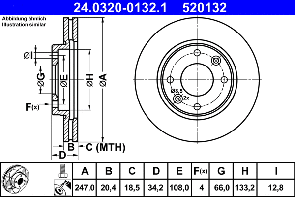 Brake Disc (24.0320-0132.1)
