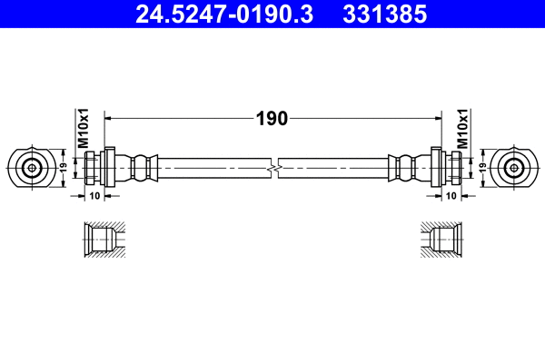 Brake Hose (24.5247-0190.3)