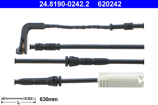 Warning Contact, brake pad wear (24.8190-0242.2)