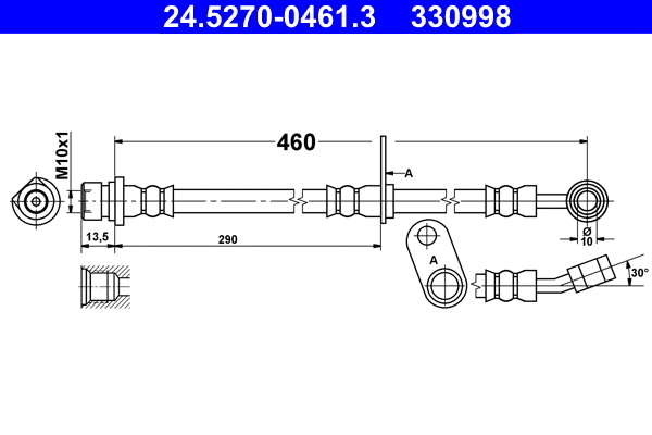 Brake Hose (24.5270-0461.3)