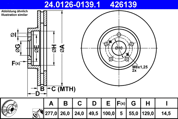 Brake Disc (24.0126-0139.1)