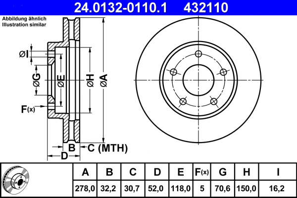 Brake Disc (24.0132-0110.1)