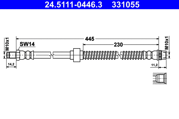 Brake Hose (24.5111-0446.3)