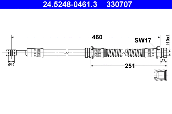 Brake Hose (24.5248-0461.3)