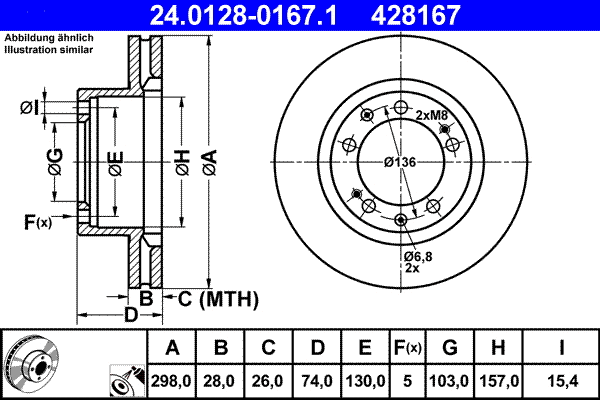 Brake Disc (24.0128-0167.1)