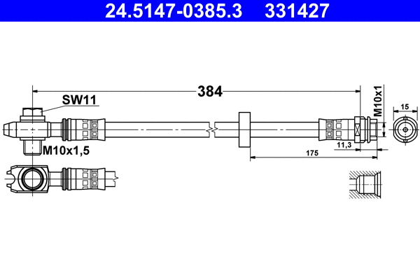 Brake Hose (24.5147-0385.3)