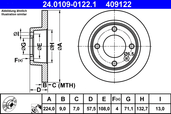 Brake Disc (24.0109-0122.1)