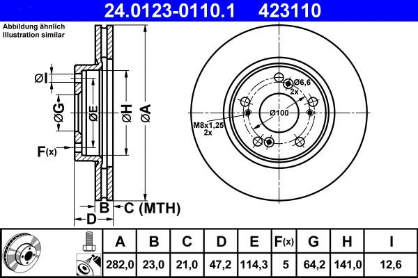 Brake Disc (24.0123-0110.1)