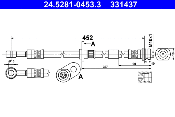 Brake Hose (24.5281-0453.3)