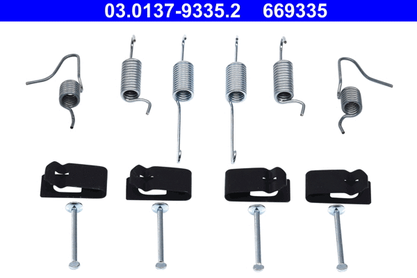 Accessory Kit, parking brake shoes