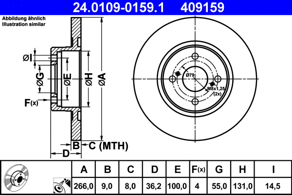 Brake Disc (24.0109-0159.1)