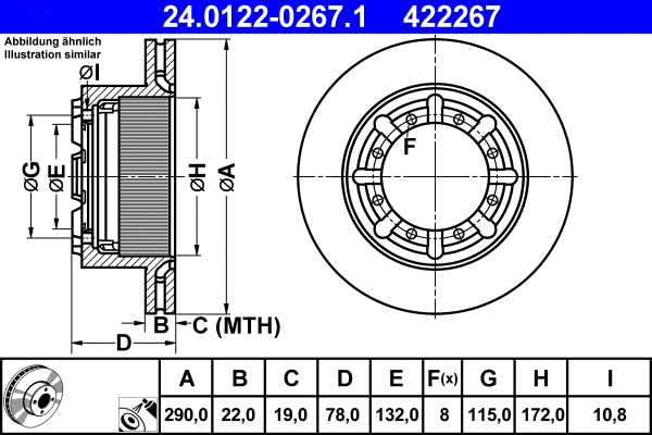 Brake Disc (24.0122-0267.1)