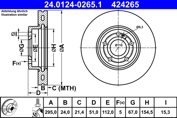 Brake Disc (24.0124-0265.1)