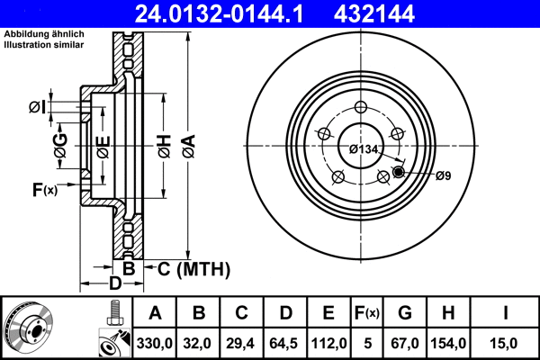 Brake Disc (24.0132-0144.1)