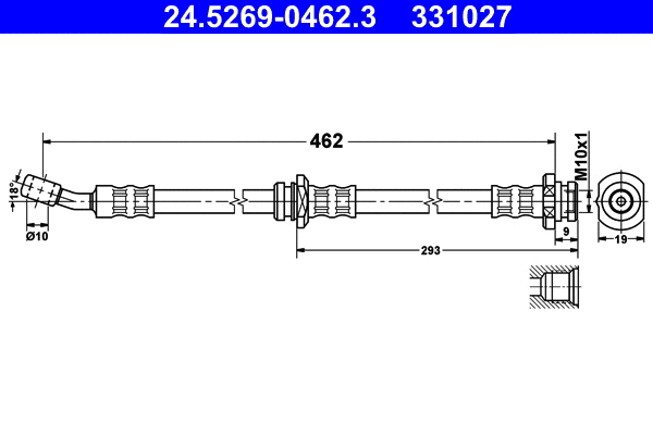 Brake Hose (24.5269-0462.3)