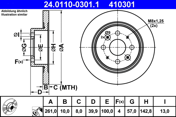 Brake Disc (24.0110-0301.1)
