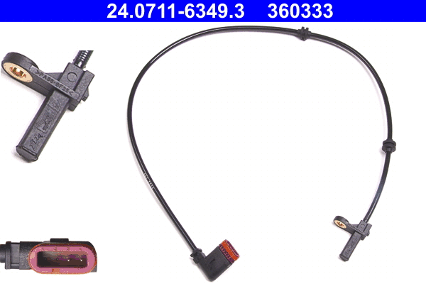 Sensor, wheel speed (24.0711-6349.3)