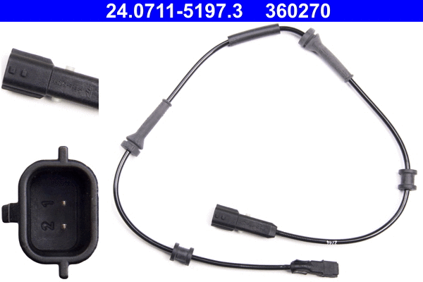 Sensor, wheel speed (24.0711-5197.3)