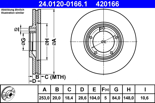 Brake Disc (24.0120-0166.1)
