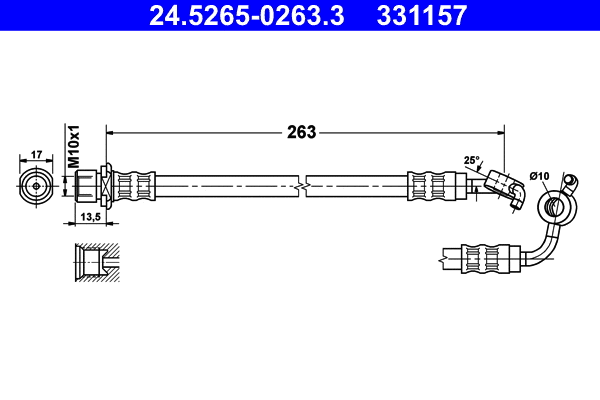 Brake Hose (24.5265-0263.3)