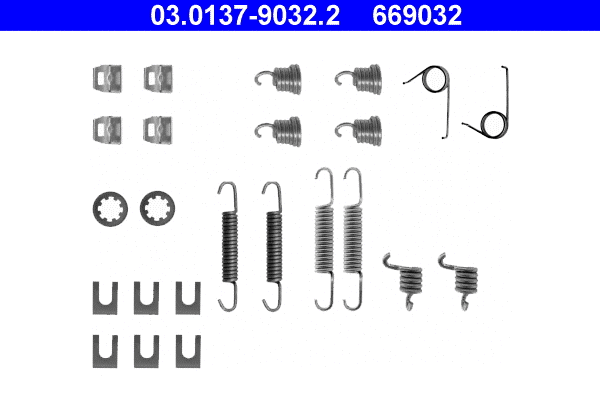 Accessory Kit, brake shoes (03.0137-9032.2)