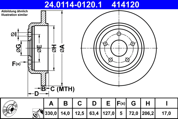 Brake Disc (24.0114-0120.1)