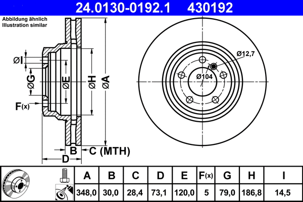 Brake Disc (24.0130-0192.1)