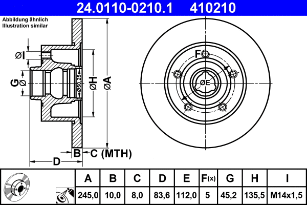 Brake Disc (24.0110-0210.1)