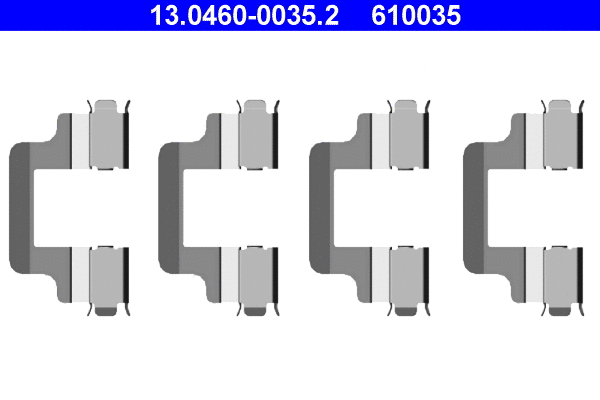 Accessory Kit, disc brake pad (13.0460-0035.2)