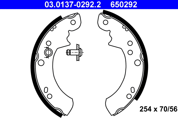 Brake Shoe Set (03.0137-0292.2)