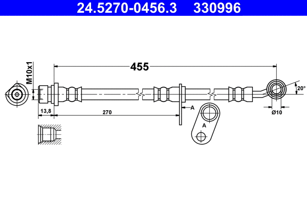 Brake Hose (24.5270-0456.3)